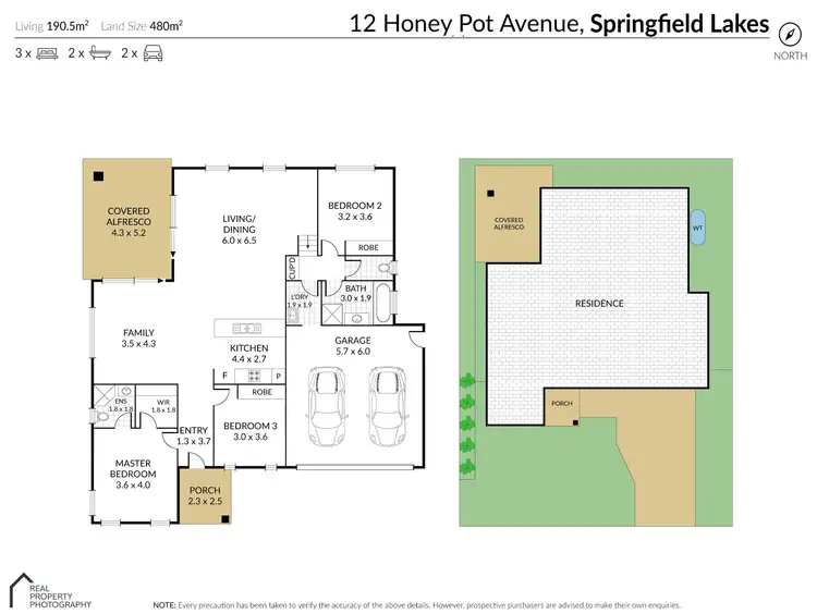 Floorplan of Homely house listing, 12 Honeypot Avenue, Springfield Lakes QLD 4300