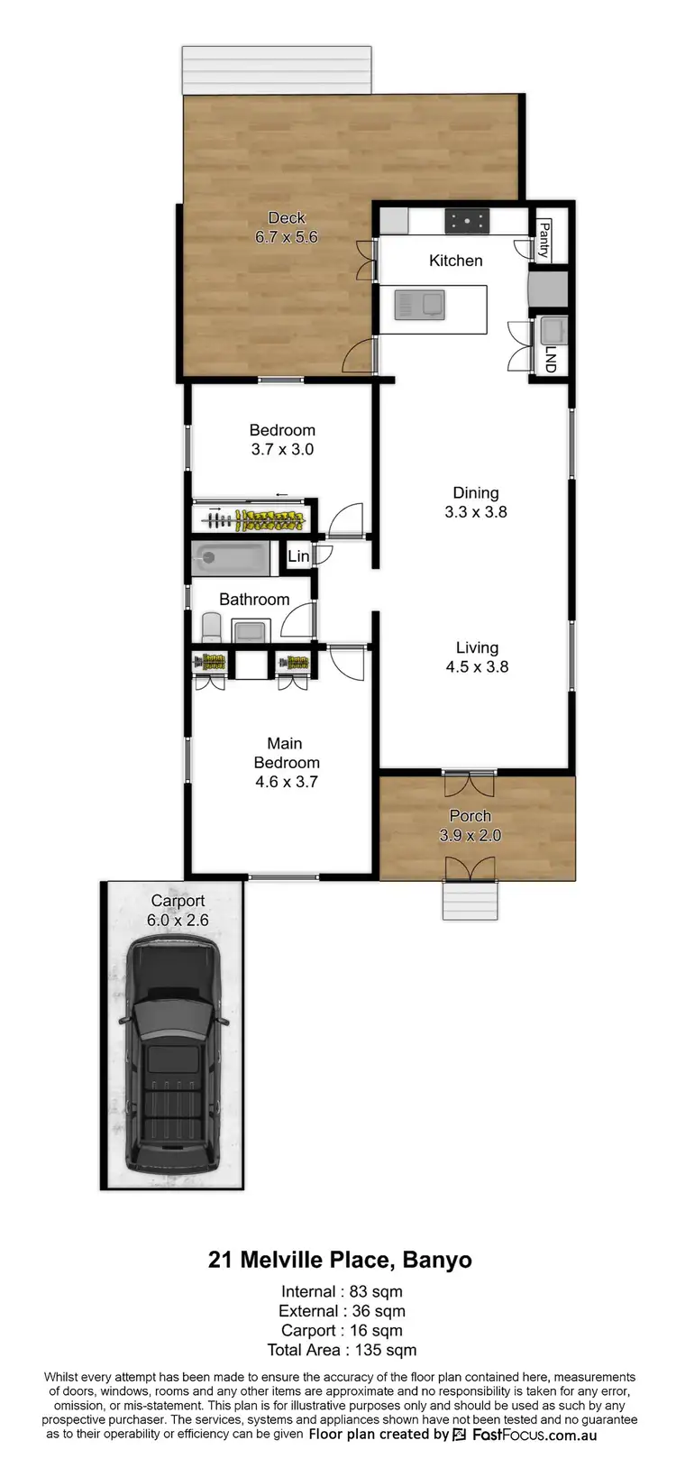 Floorplan of Homely house listing, 21 Melville Place, Banyo QLD 4014