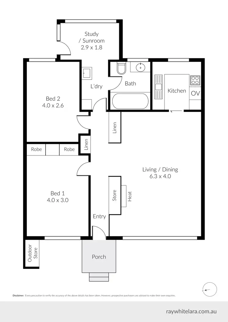 Floorplan of Homely house listing, 7/24 Retreat Road, Newtown VIC 3220
