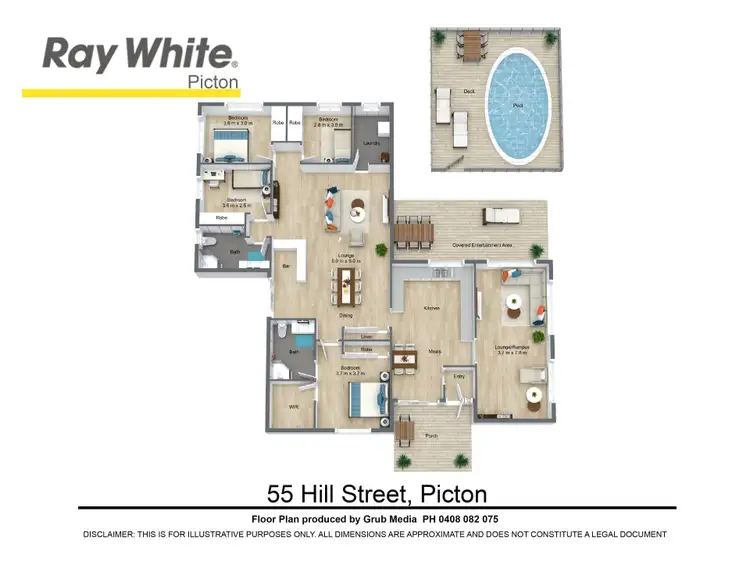 Floorplan of Homely house listing, 55 Hill Street, Picton NSW 2571