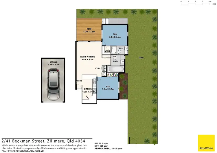 Floorplan of Homely apartment listing, 2/41 Beckman Street, Zillmere QLD 4034