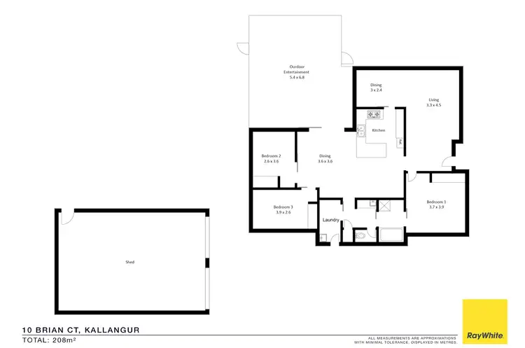 Floorplan of Homely house listing, 10 Brian Court, Kallangur QLD 4503