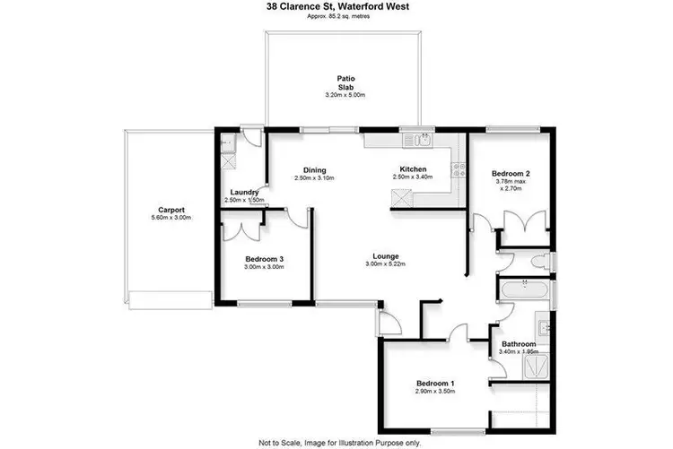 Floorplan of Homely house listing, 38 Clarence Street, Waterford West QLD 4133
