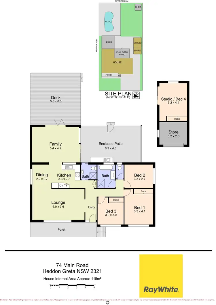 Floorplan of Homely house listing, 74 Main Road, Heddon Greta NSW 2321