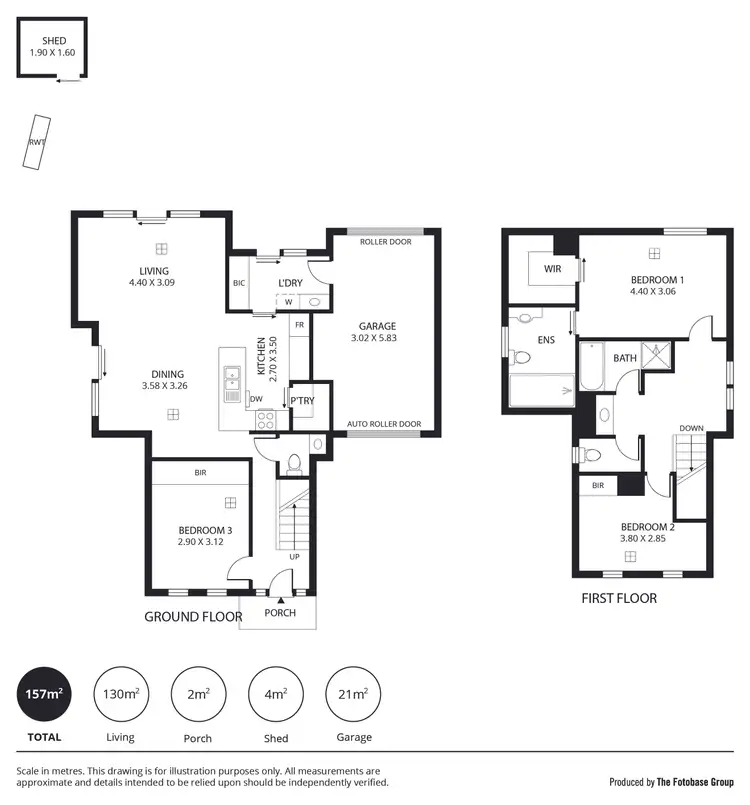 Floorplan of Homely townhouse listing, 8C Day Street, Sturt SA 5047