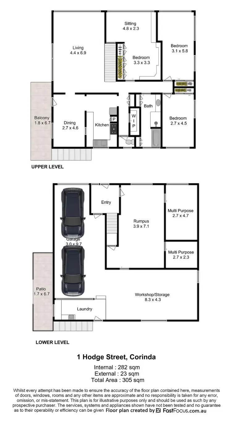 Floorplan of Homely house listing, 1 Hodge Street, Corinda QLD 4075