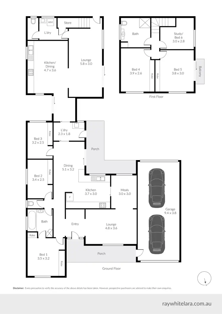 Floorplan of Homely house listing, 8 Hague Street, Corio VIC 3214