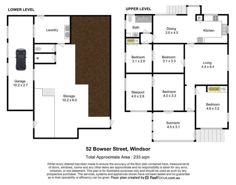 Floorplan of Homely house listing, 52 Bowser Street, Windsor QLD 4030