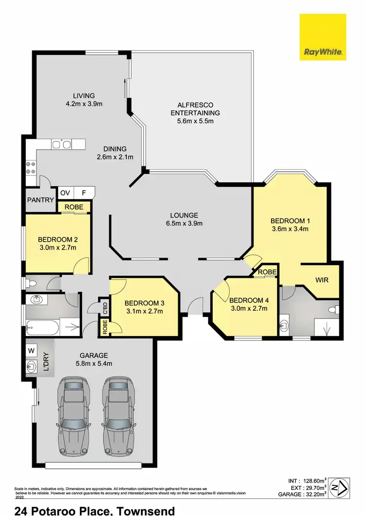 Floorplan of Homely house listing, 24 Potaroo Place, Townsend NSW 2463