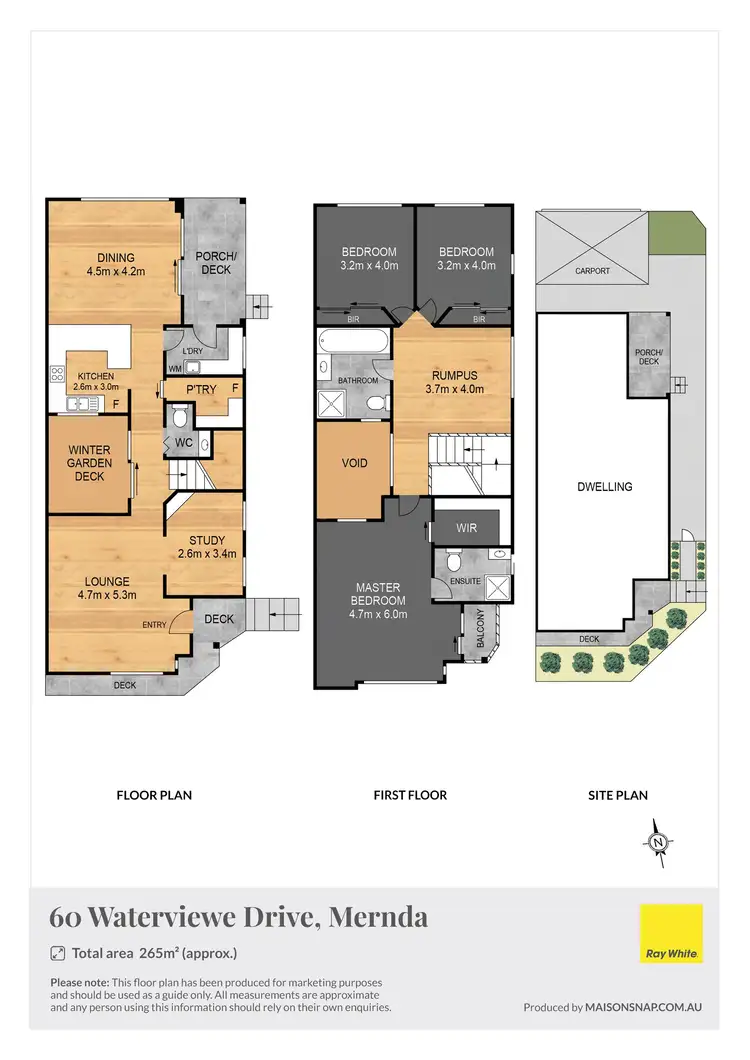 Floorplan of Homely house listing, 60 Waterview Drive, Mernda VIC 3754