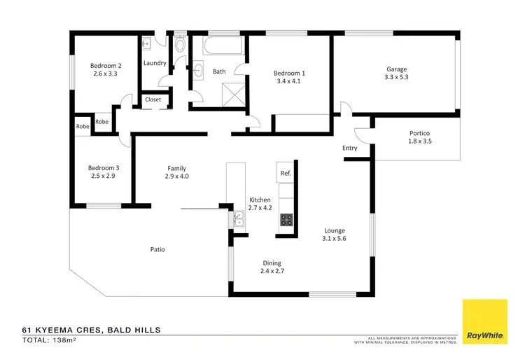 Floorplan of Homely house listing, 61 Kyeema Crescent, Bald Hills QLD 4036