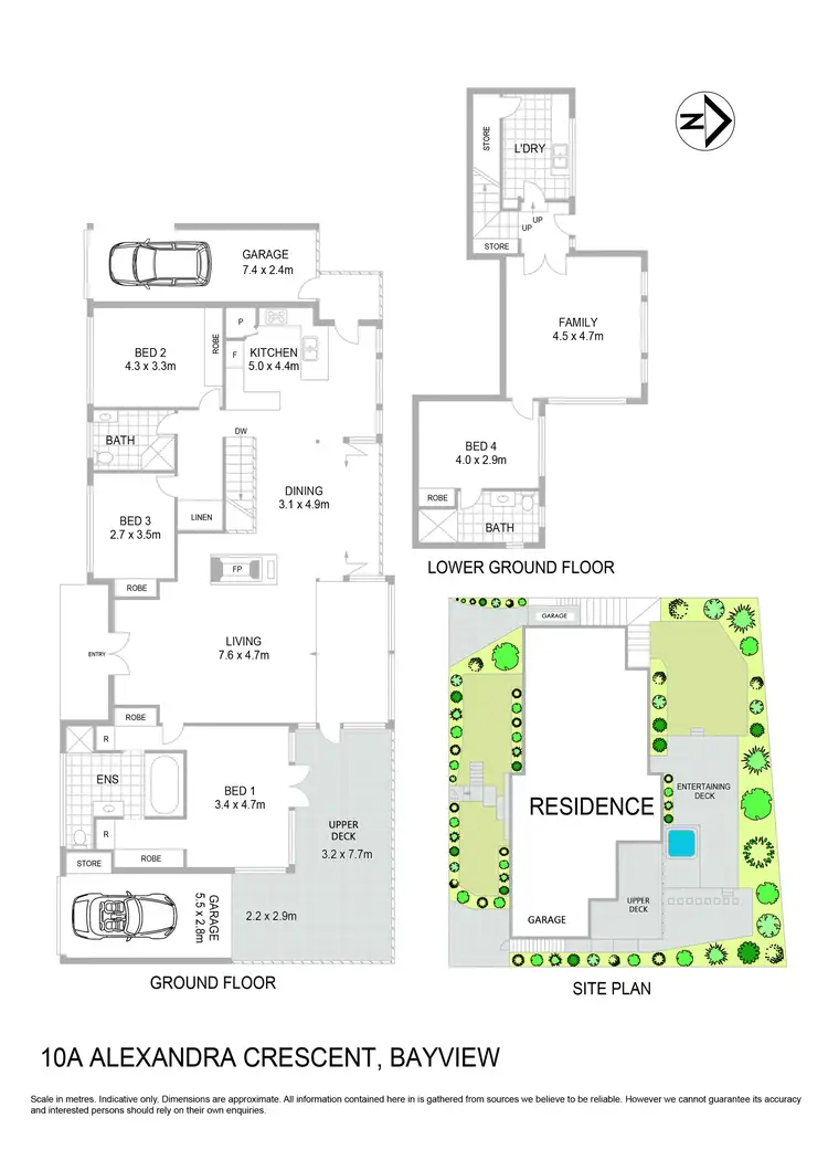 Floorplan of Homely house listing, 10A Alexandra Crescent, Bayview NSW 2104