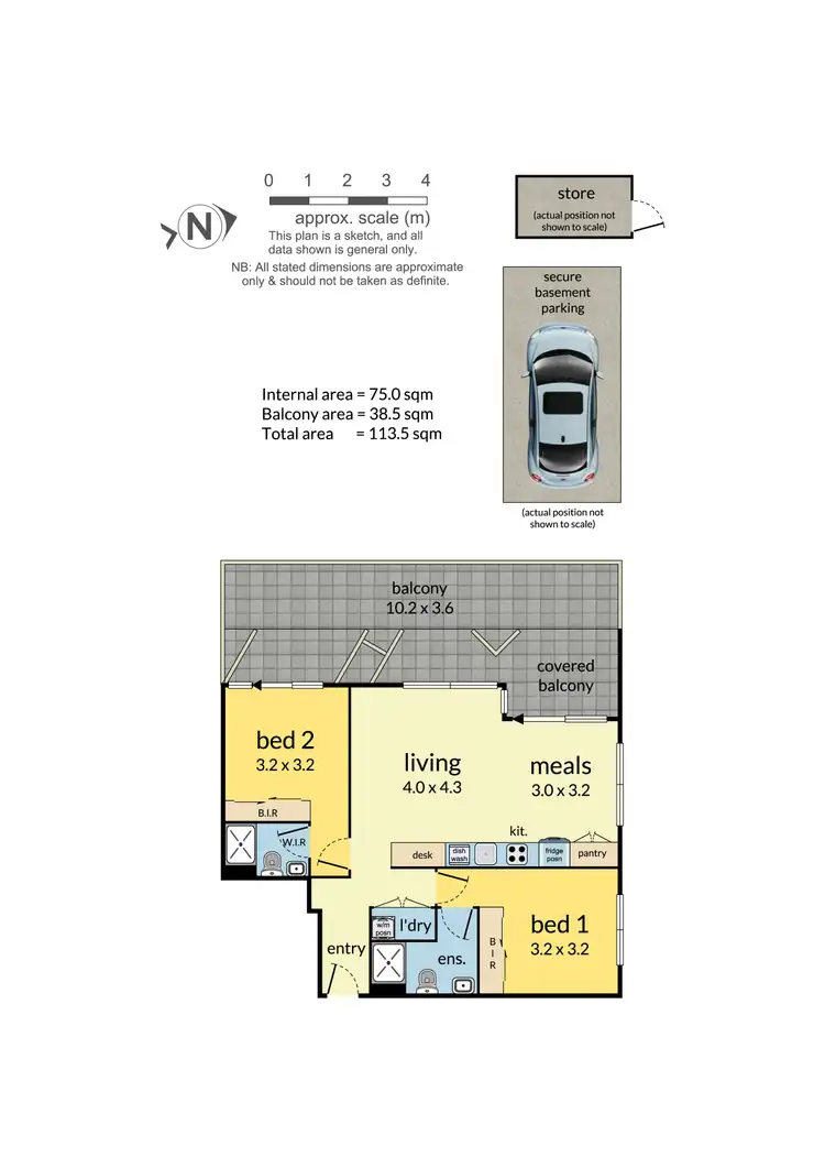 Floorplan of Homely apartment listing, 913/39 Kingsway, Glen Waverley VIC 3150