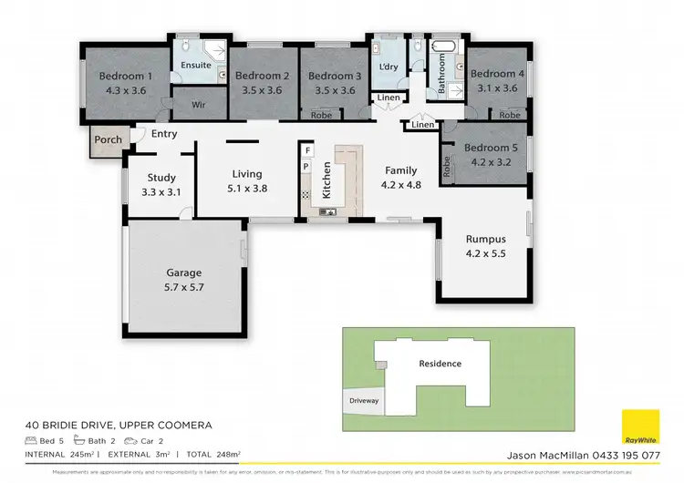 Floorplan of Homely house listing, 40 Bridie Drive, Upper Coomera QLD 4209