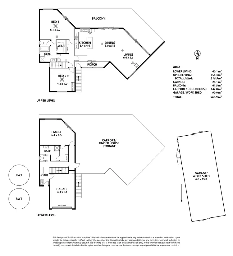 Floorplan of Homely house listing, 99 Clifftop Drive, Sunnyside SA 5253