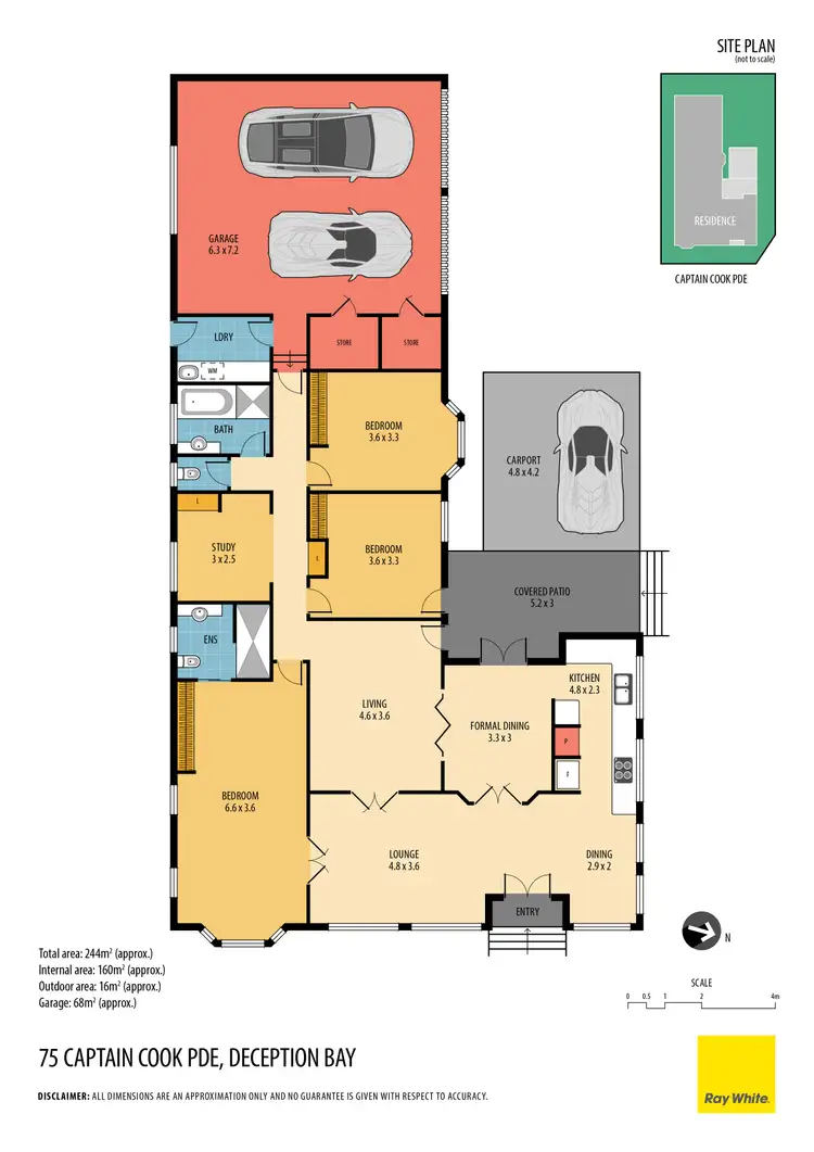 Floorplan of Homely house listing, 75 Captain Cook Parade, Deception Bay QLD 4508
