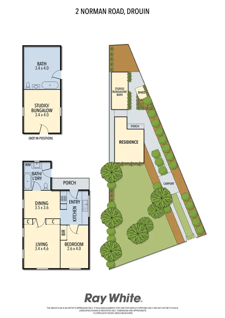 Floorplan of Homely house listing, 2 Norman Road, Drouin VIC 3818