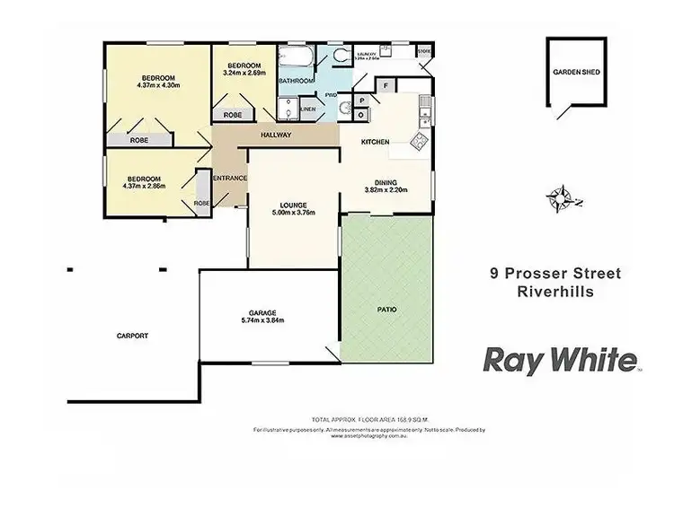 Floorplan of Homely house listing, 9 Prosser Street, Riverhills QLD 4074