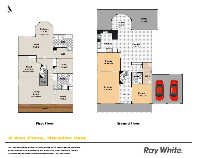 Floorplan of Homely house listing, 8 Ann Place, Narellan Vale NSW 2567