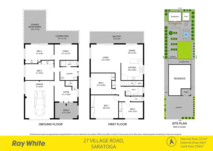 Floorplan of Homely house listing, 27 Village Road, Saratoga NSW 2251
