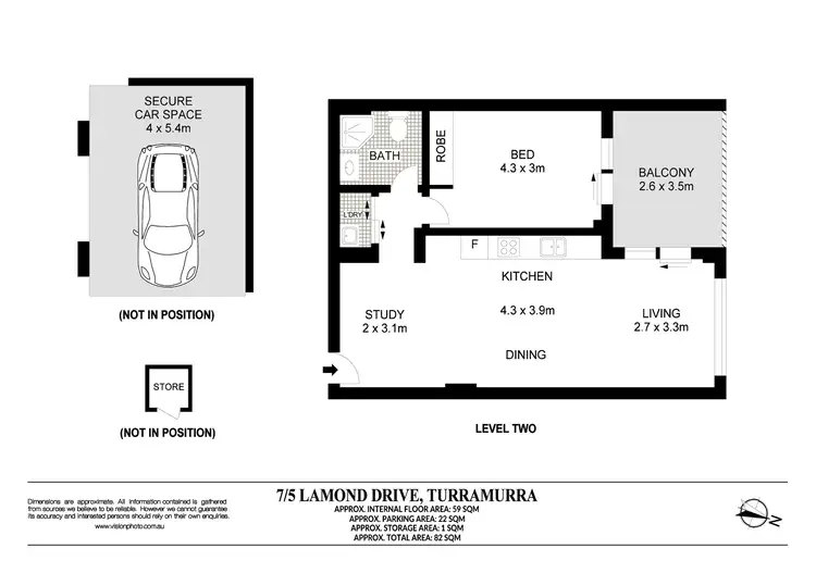 Floorplan of Homely apartment listing, 7/5 Lamond Drive, Turramurra NSW 2074