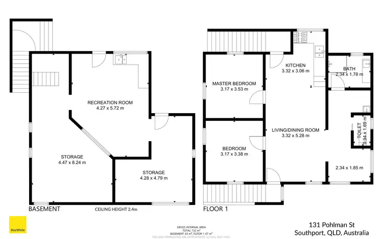 Floorplan of Homely house listing, 131 Pohlman Street, Southport QLD 4215