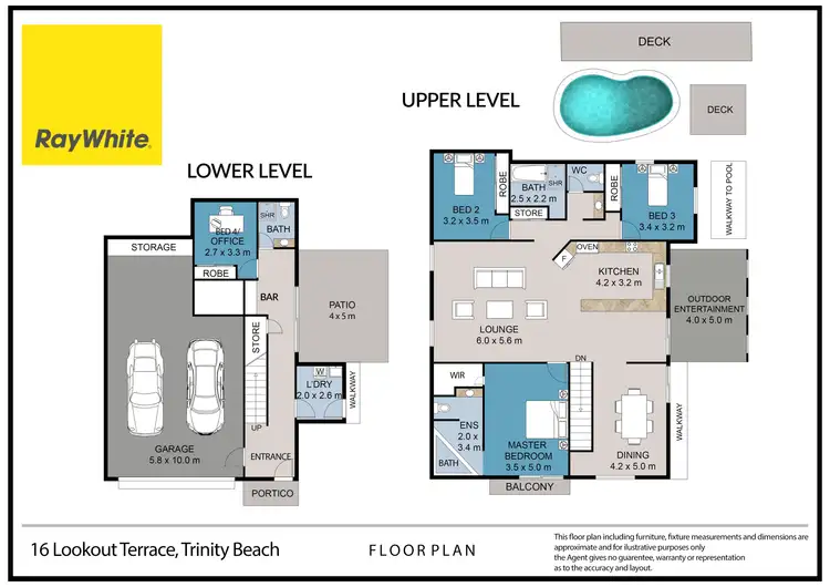 Floorplan of Homely house listing, 16 Lookout Terrace, Trinity Beach QLD 4879