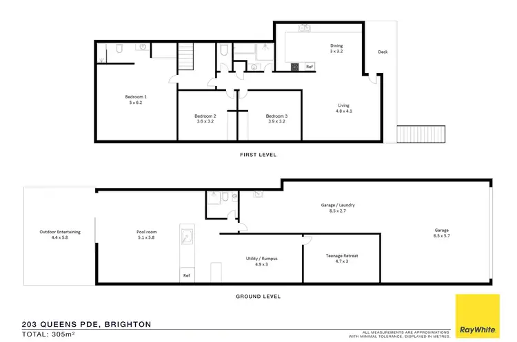 Floorplan of Homely house listing, 203 Queens Parade, Brighton QLD 4017