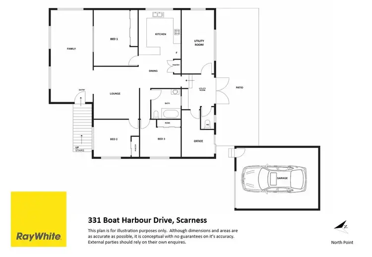 Floorplan of Homely house listing, 331 Boat Harbour Drive, Scarness QLD 4655