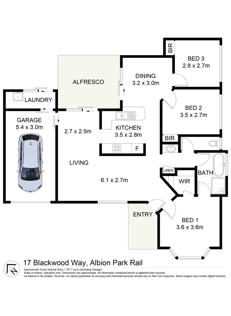 Floorplan of Homely house listing, 17 Blackwood Way, Albion Park Rail NSW 2527