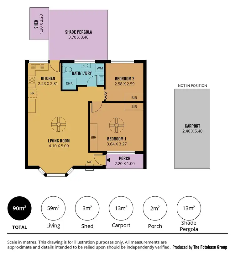 Floorplan of Homely house listing, 2/14 Panmure Place, Woodville North SA 5012