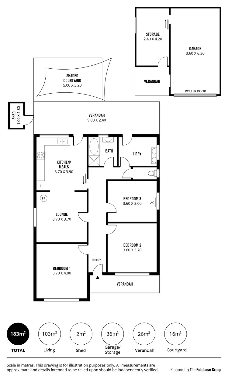 Floorplan of Homely house listing, 8 Evans Street, Rosewater SA 5013