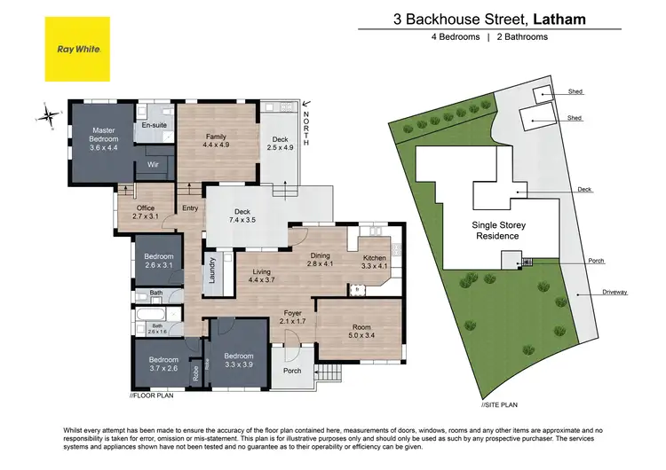 Floorplan of Homely house listing, 3 Backhouse Street, Latham ACT 2615