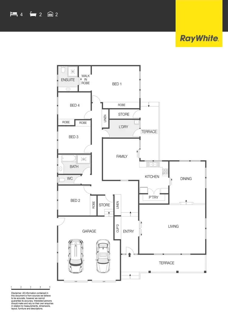 Floorplan of Homely house listing, 22 Pattinson Crescent, Flynn ACT 2615