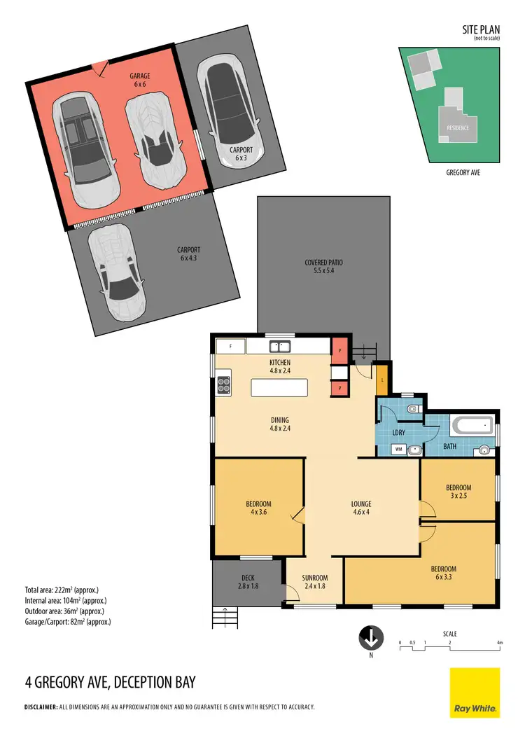 Floorplan of Homely house listing, 4 Gregory Avenue, Deception Bay QLD 4508