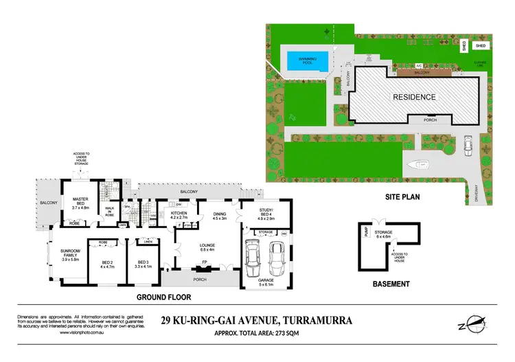 Floorplan of Homely house listing, 29 Ku-ring-gai Avenue, Turramurra NSW 2074