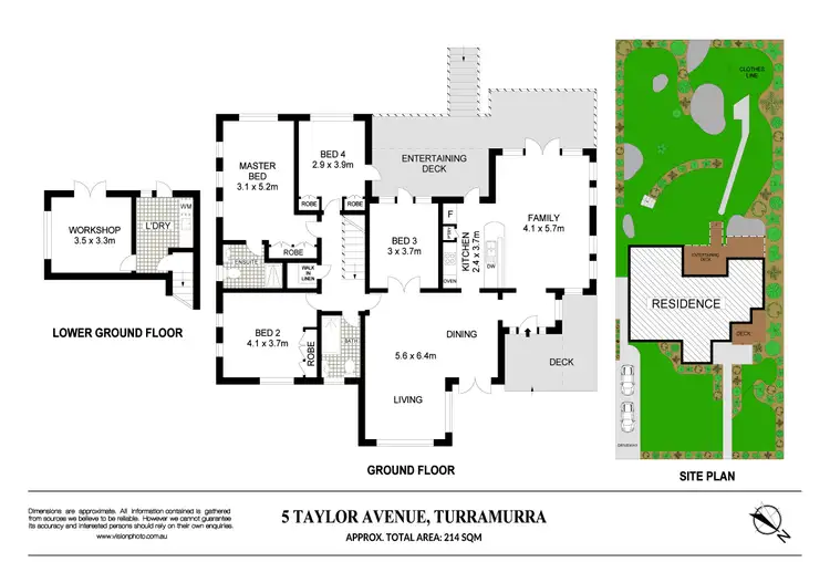 Floorplan of Homely house listing, 5 Taylor Avenue, Turramurra NSW 2074