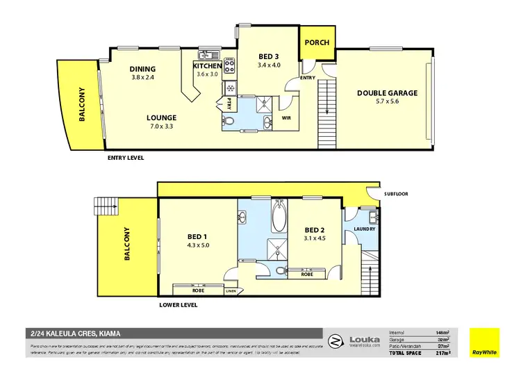 Floorplan of Homely house listing, 2/24 Kaleula Crescent, Kiama NSW 2533