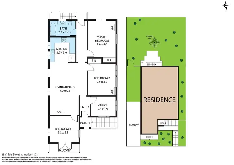 Floorplan of Homely house listing, 28 Vallely Street, Annerley QLD 4103