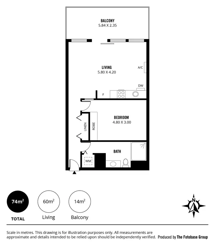Floorplan of Homely apartment listing, 405/6-8 Wirra Drive, New Port SA 5015