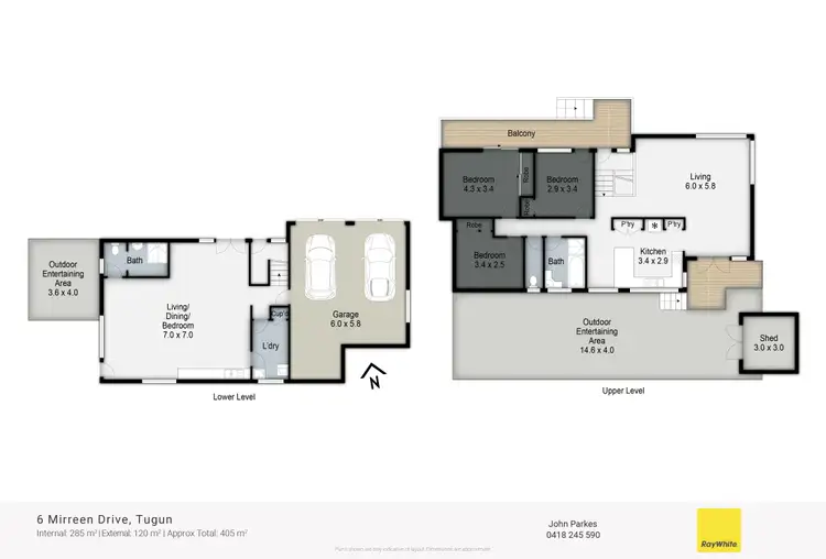 Floorplan of Homely house listing, 6 Mirreen Drive, Tugun QLD 4224