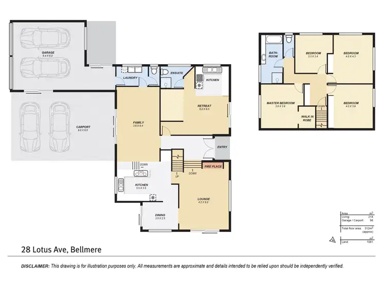Floorplan of Homely house listing, 28 Lotus Avenue, Bellmere QLD 4510