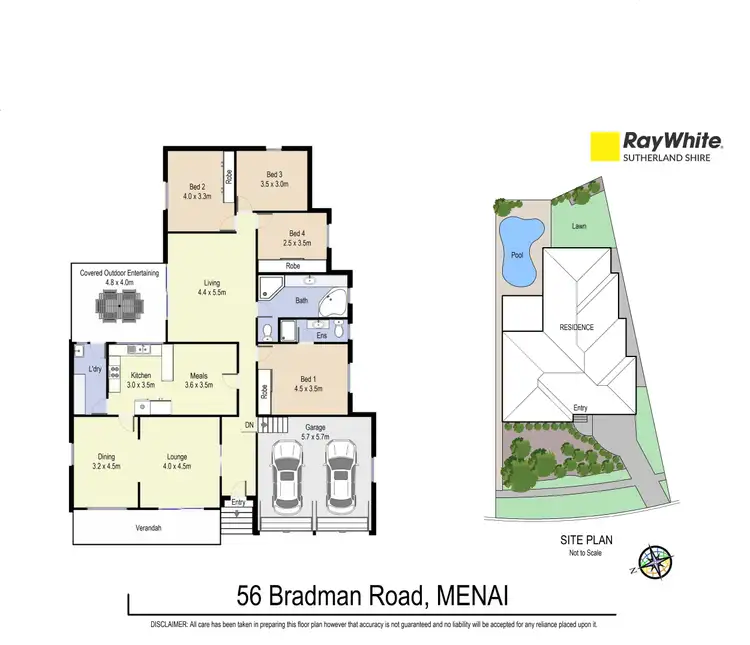 Floorplan of Homely house listing, 56 Bradman Road, Menai NSW 2234