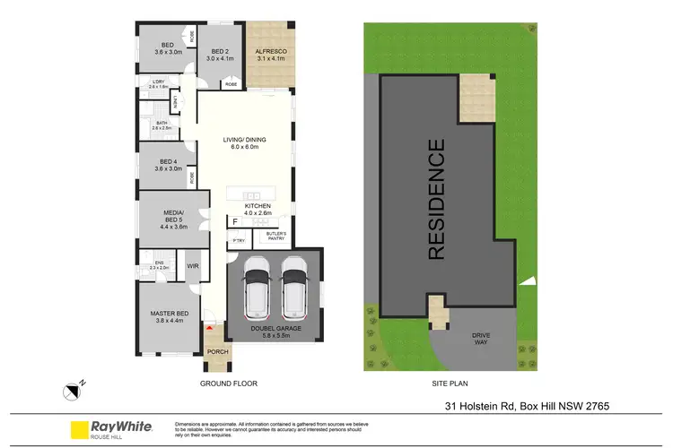 Floorplan of Homely house listing, 31 Holstein Road ( The Gables ), Box Hill NSW 2765