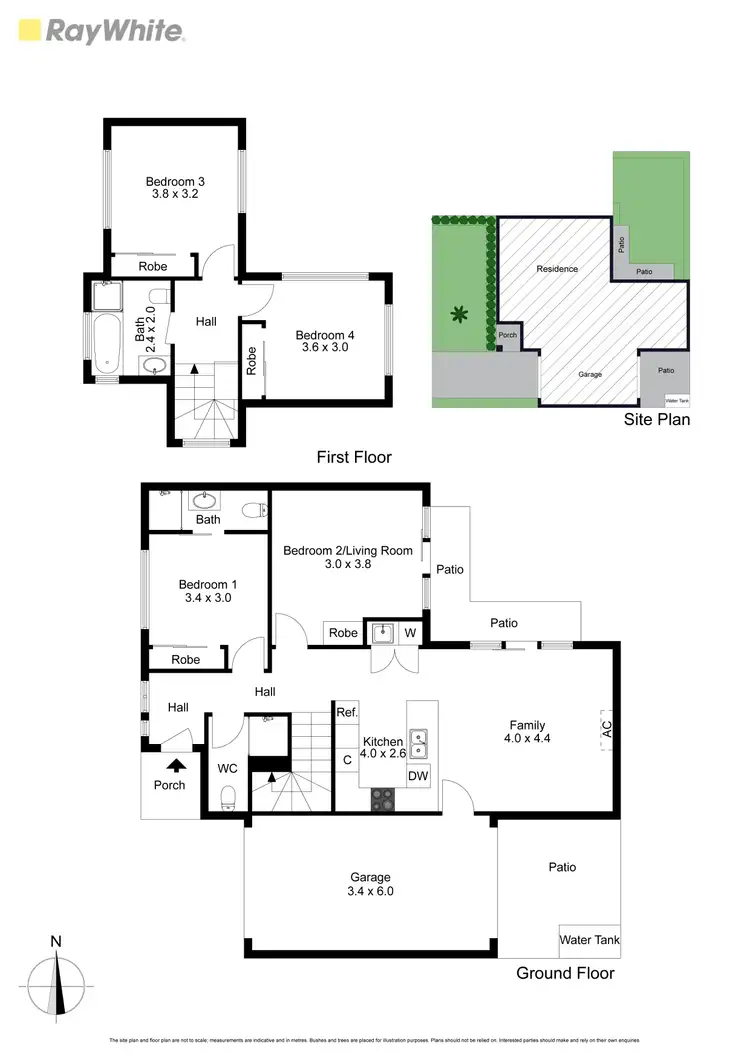 Floorplan of Homely townhouse listing, 2/2 Alice Street, Clayton VIC 3168