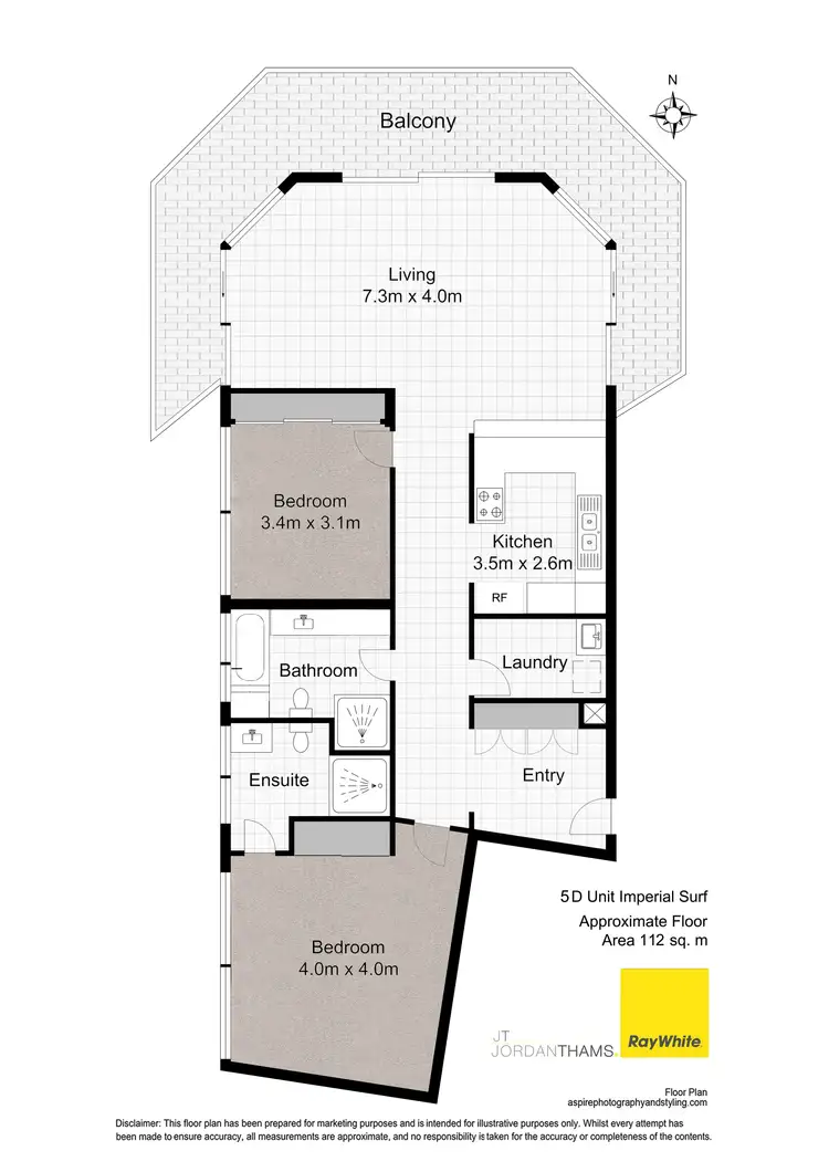 Floorplan of Homely apartment listing, 5D/80 The Esplanade, Surfers Paradise QLD 4217