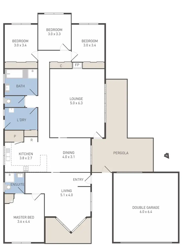 Floorplan of Homely house listing, 110 Tower Road, Werribee VIC 3030