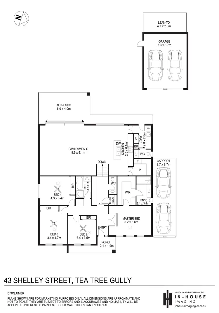 Floorplan of Homely house listing, 43 Shelley Street, Tea Tree Gully SA 5091