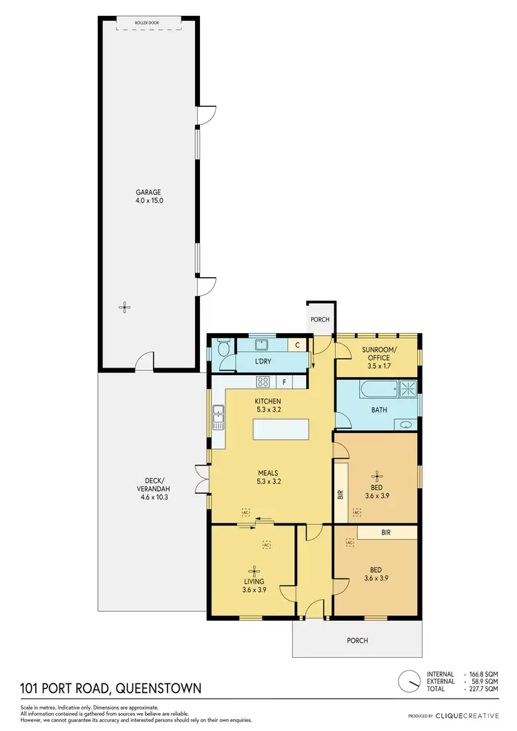Floorplan of Homely house listing, 101 Port Road, Queenstown SA 5014