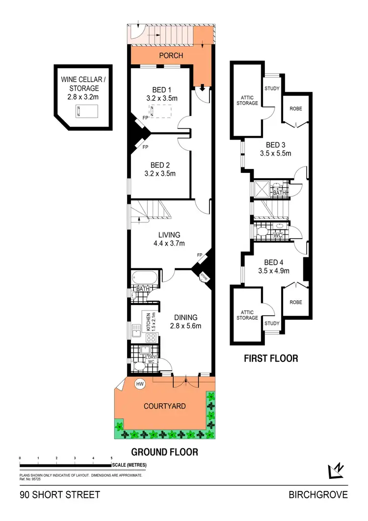 Floorplan of Homely house listing, 90 Short Street, Birchgrove NSW 2041
